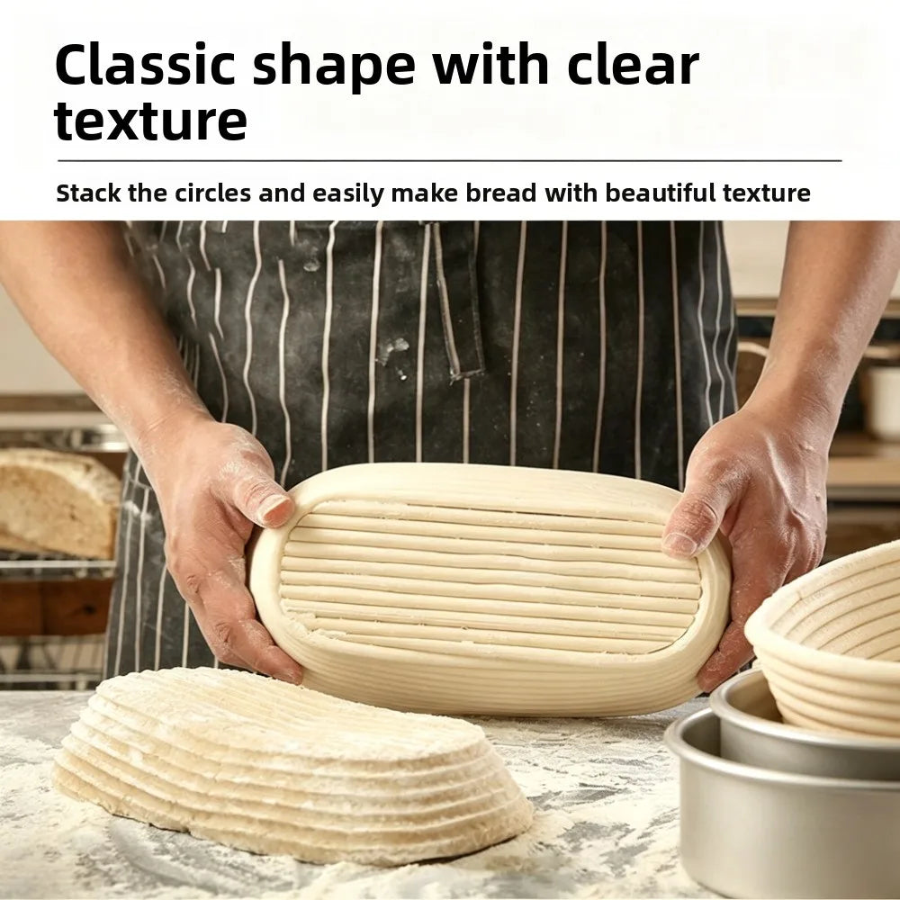 European Bread Proofing Molds – Non-Stick Food Grade Plastic Bread Proofing Mold Qme