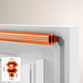 TPE Window Seal Strip Card Slot Flexible Bilateral 4M Roll Window Seal Strip Qme Orange 3pcs