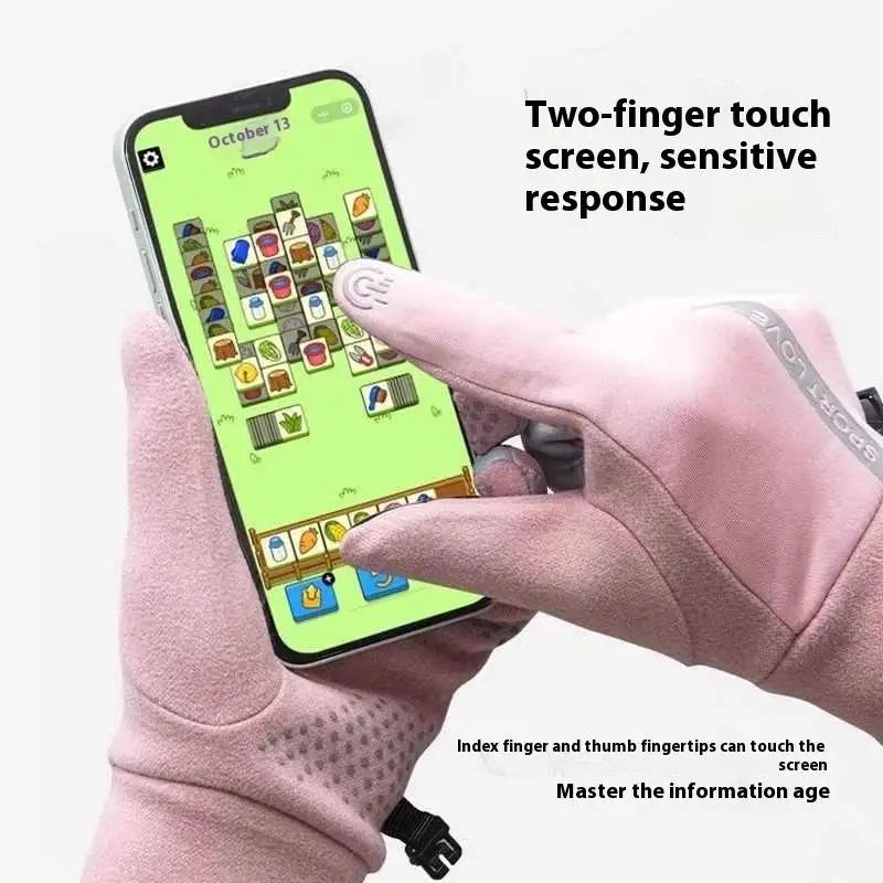 Touchscreen Waterproof Thermal Winter Gloves for Men & Women Winter Touchscreen Gloves Qme