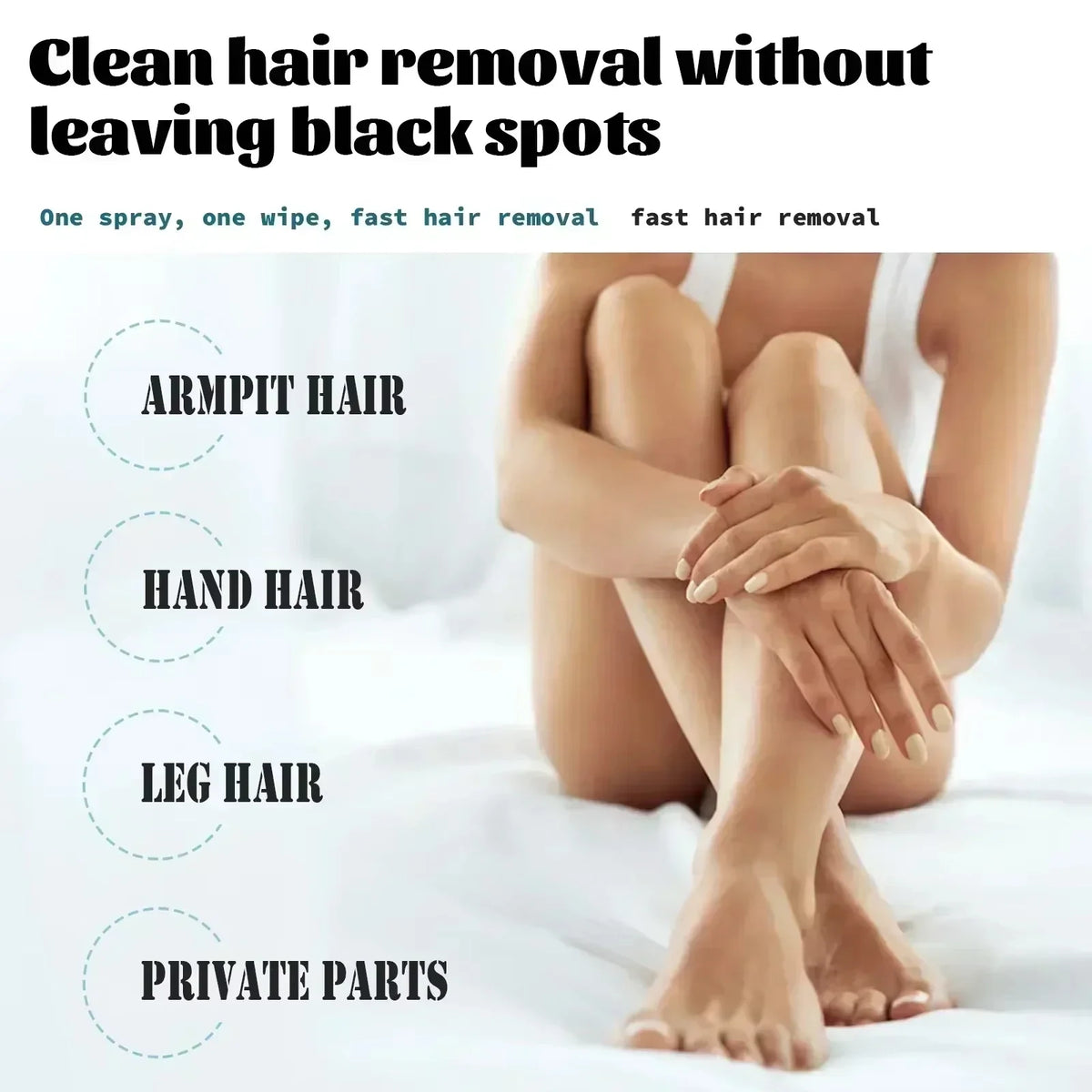 Qme Natural Hair Inhibiting Spray – Nourishing Skin Mist Hair Inhibiting Spray Qme