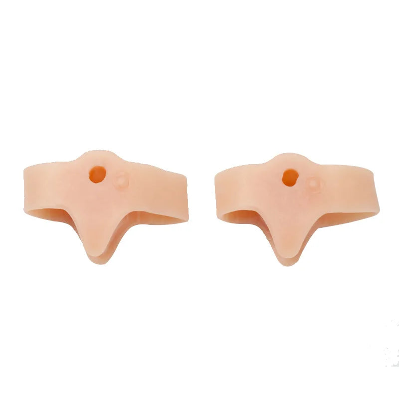 Silicone Gel Big Toe Separator Cushion & Foot Buffer Protector Toe Separator Cushion Qme