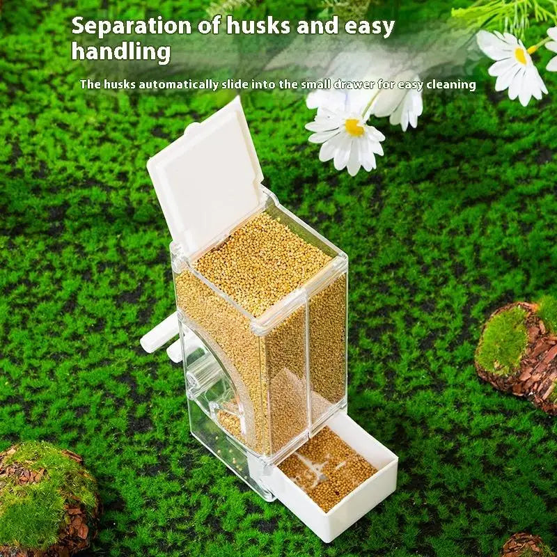 Automatic Bird Cage Feeder for Budgies, Parrots & Cockatiels Bird Cage Feeder Qst