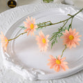5-Head Silk Chamomile Artificial Flowers – Home & Wedding Décor Artificial Silk Flowers Qst A9
