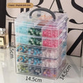 Clear Stackable Jewelry & Toy Organizer Box – 1–4 Tier Stackable Organizer Box Qme F