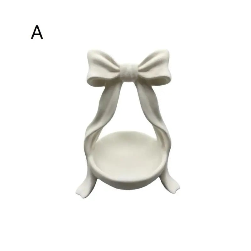 3D Printed Bow Jewelry Organizer Dish – Cute Vanity Tray Jewelry Organizer Dish Qme A