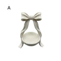 3D Printed Bow Jewelry Organizer Dish – Cute Vanity Tray Jewelry Organizer Dish Qme A