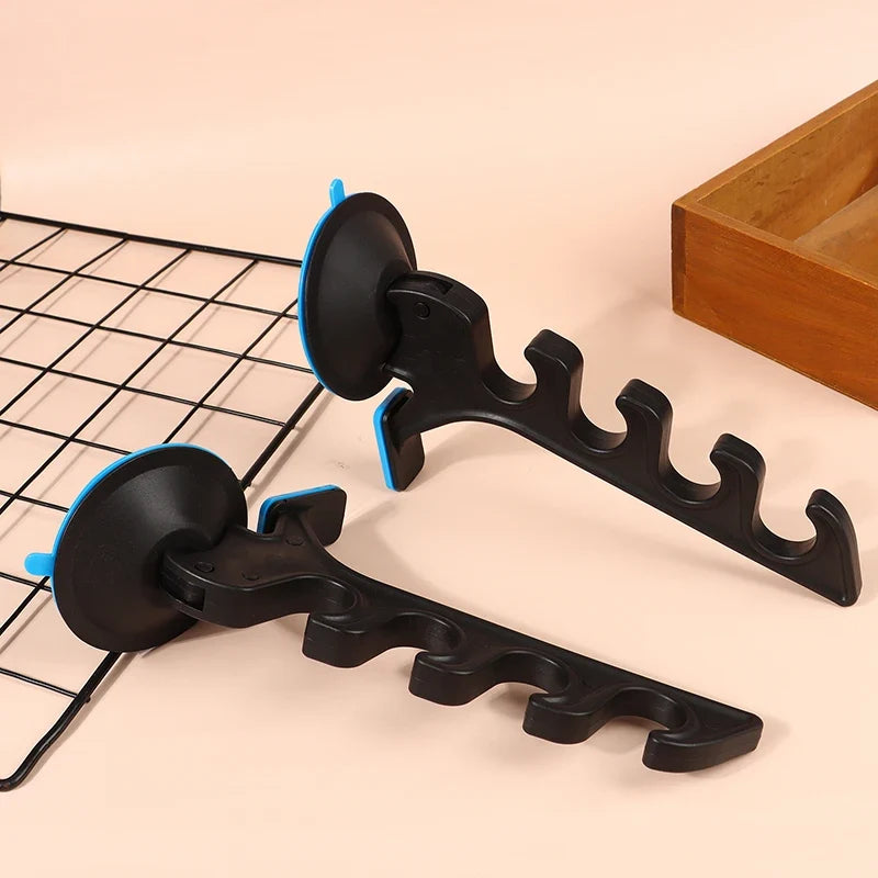 Fishing Rod Rack Horizontal Suction Cup Car Bracket Organizer Fishing Rod Holder Qme