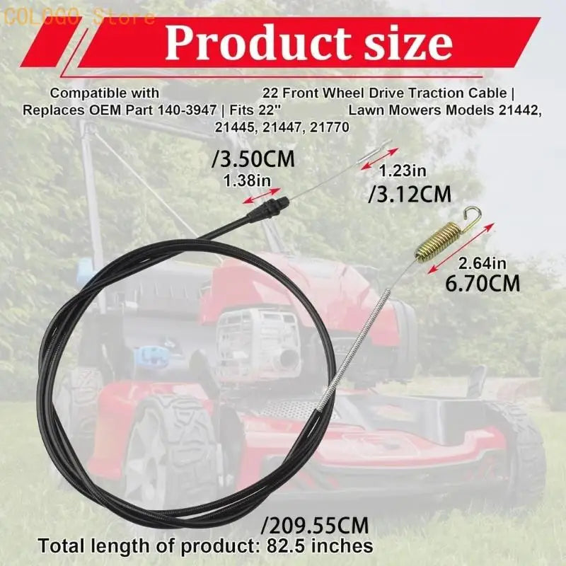 Replacement Drive Cable for Self-Propelled Lawn Mowers Lawn Mower Drive Cable Qme