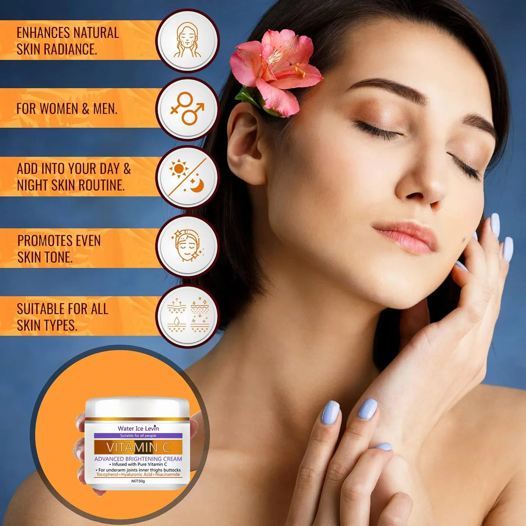 Vitamin C Brightening Cream – Underarms, Thighs & Knees Brightening Body Cream Qme