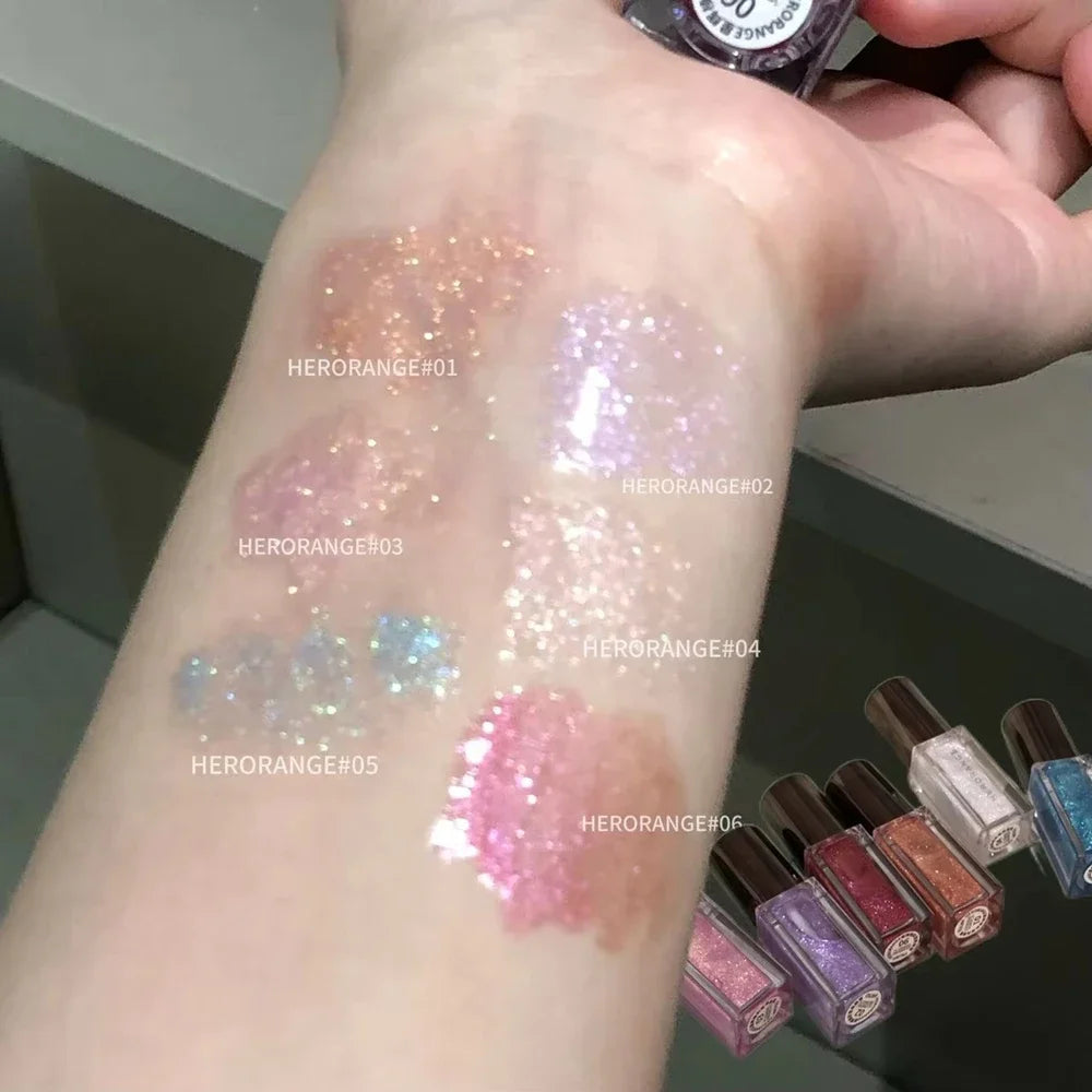 Multichrome Diamond Shimmer Lip Gloss – Glitter Metallic Shimmer Lip Gloss Qme