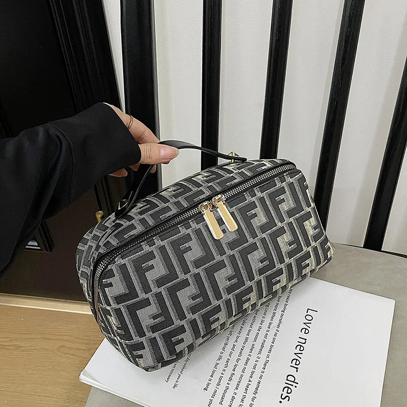 Large Waterproof Travel Makeup Bag & Toiletry Organizer Travel Toiletry Bag Qme