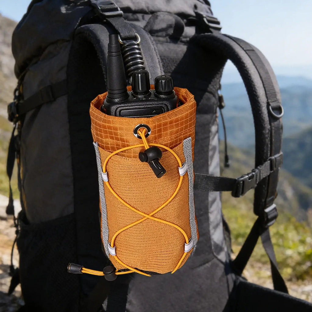 Waterproof Backpack Strap Pouch – Phone & Bottle Holder Backpack Strap Pouch Qst