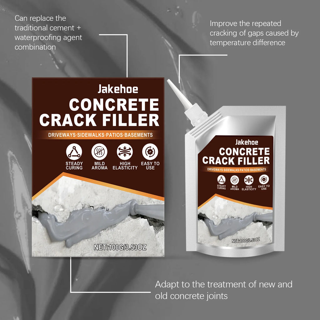 100G Concrete Crack Filler – Waterproof High Elasticity Sealant Concrete Crack Filler Qst