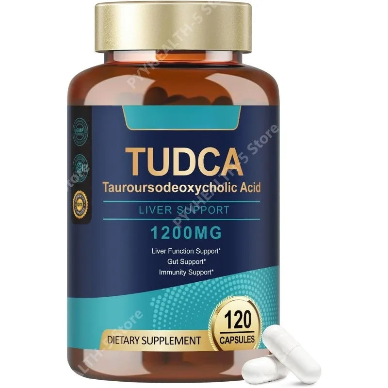 TUDCA Bile Salts 120 Capsules – Vegan Liver Support Supplement Liver Support Supplement Qst 120 Count(Pack of 1)