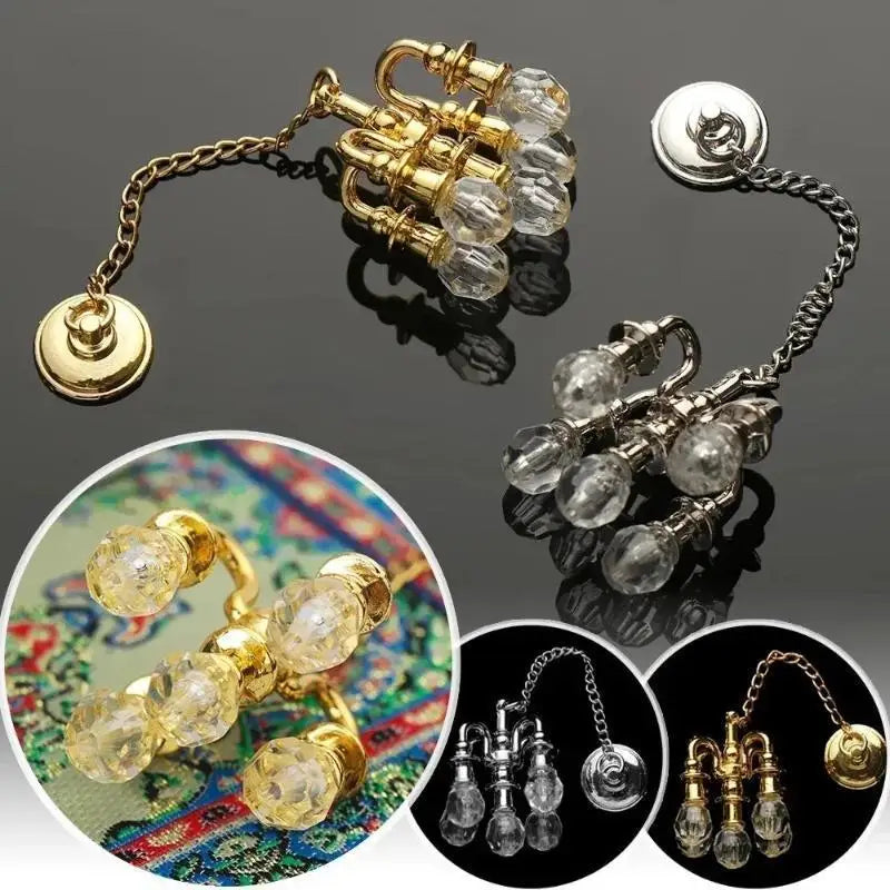 1:12 Scale Vintage Miniature Chandelier Dollhouse Accessory Dollhouse Accessory Qme