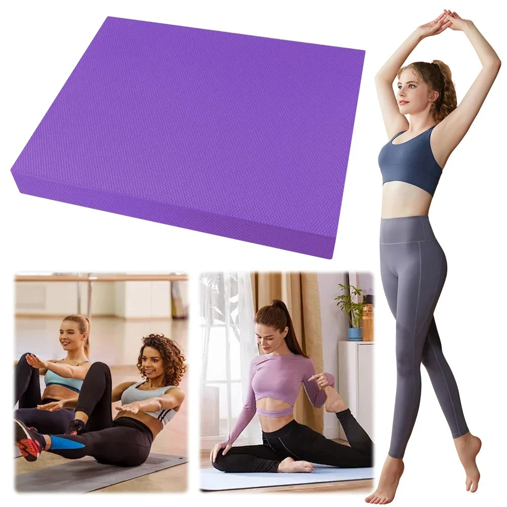 Yoga Balance Pad Thickened TPE Foam Cushion | Fitness Mat Balance Foam Pad Qme