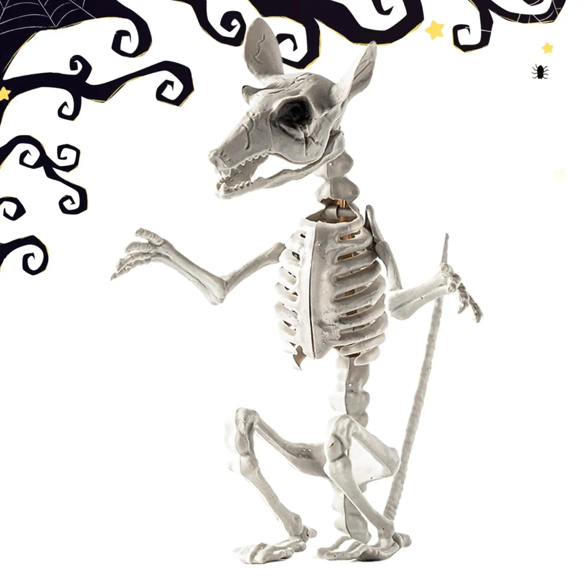 Halloween Animal Skeleton Skull Statues | Resin Decor Halloween Skeleton Decor Qme