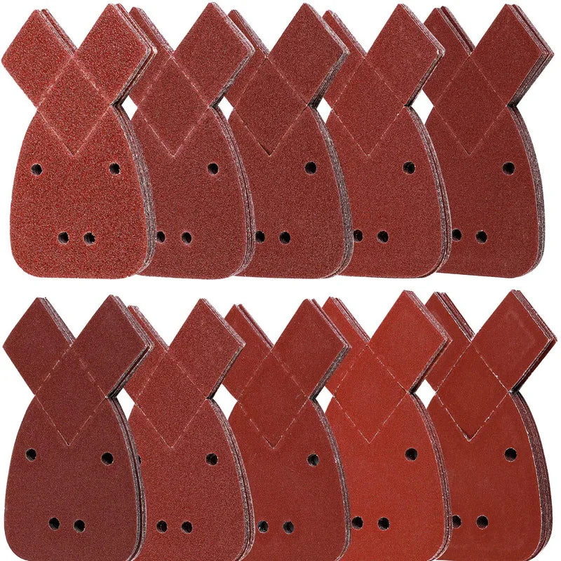 Mouse Sander Sanding Sheets 60-320 Grit | 10 Pack – Fits Black & Decker Sanding Sheets Qme