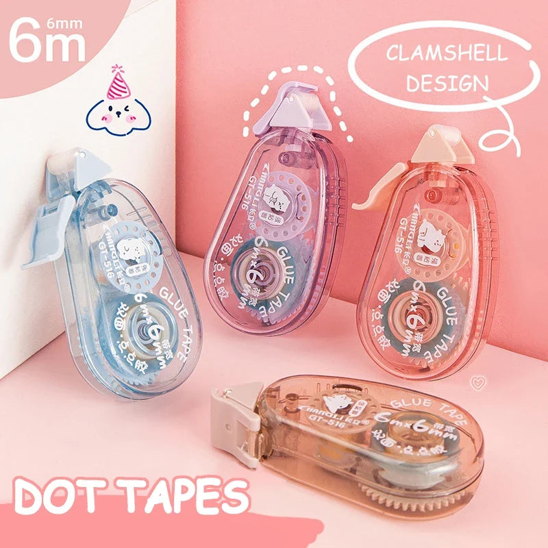 6m Dot Glue Tape – DIY Scrapbooking Adhesive Roller | Qme Adhesive Roller Tape Qme