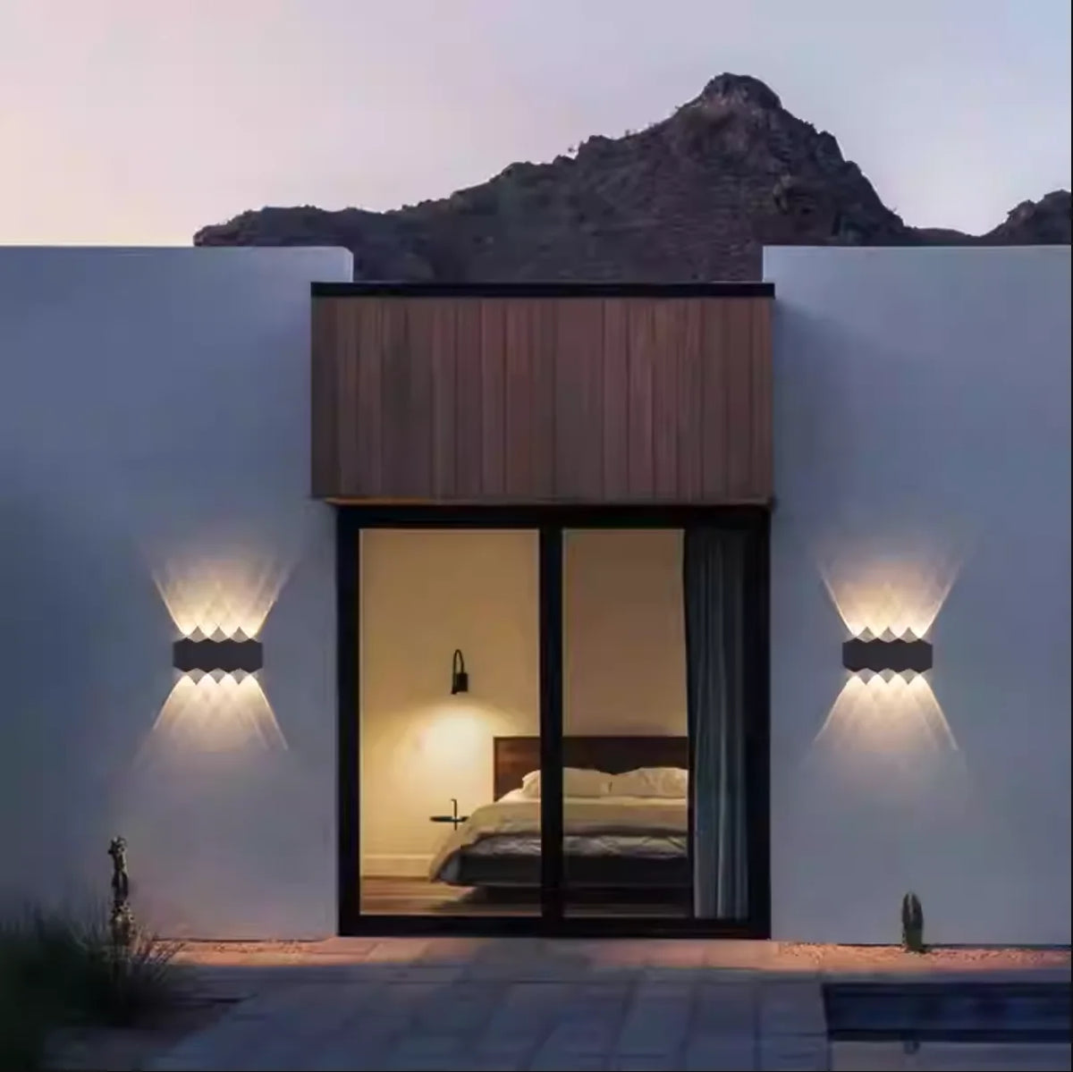 LED Wall Lamp Waterproof Indoor & Outdoor Sconce Light | Qme LED Wall Sconce Qme