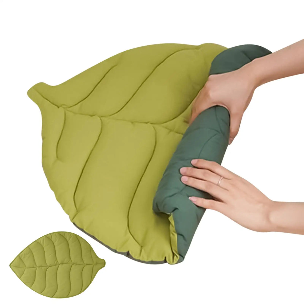 Cooling Leaf-Shape Pet Mat – Non-Slip, Portable Dog & Cat Bed Pet Cooling Mat Qme