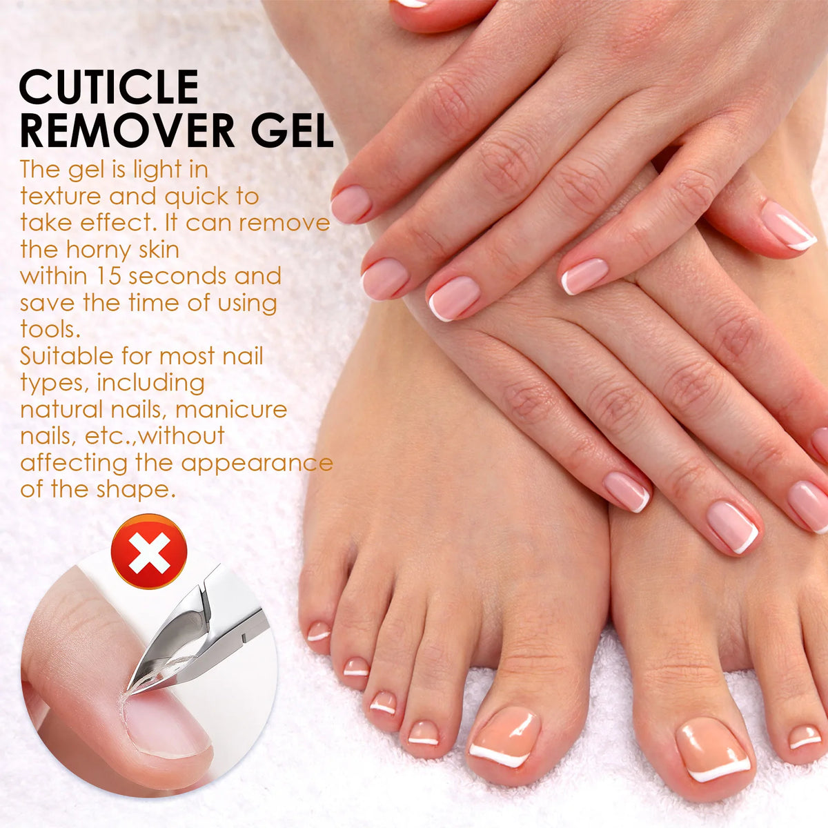 EELHOE Cuticle Remover Gel – Nail Repair & Dead Skin Gel 30ml Cuticle Remover Gel Qst