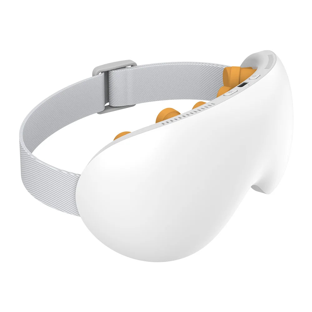 VIMYSHOW Smart Eye Massager – Cooling Vibration Eye Care Mask Eye Massager Device Qst WHITE USB Type-C