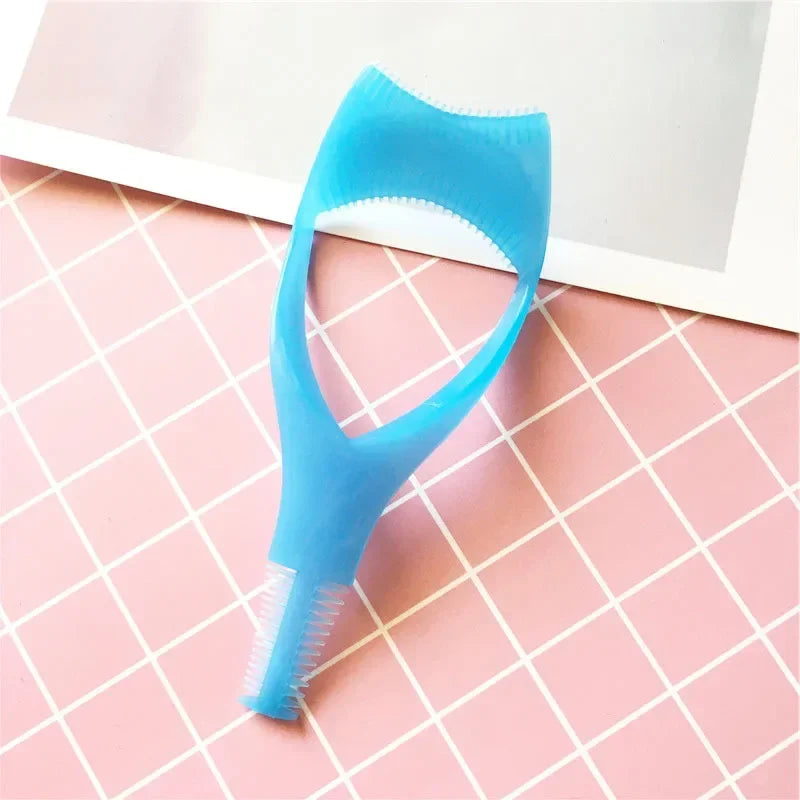 3-in-1 Eyelash Cluster Applicator & Mascara Comb Tool Eyelash Applicator Tool Qme Blue