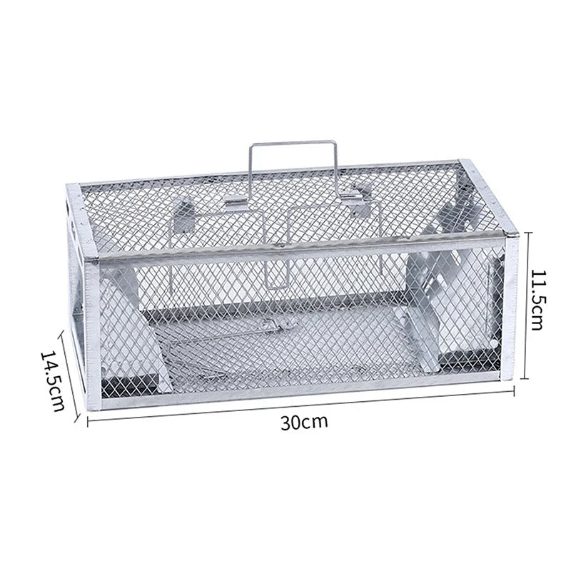 Multi-Catch Mouse & Rat Trap Cage | Galvanized Steel Pest Control Rodent Trap Cage Qme Default Title