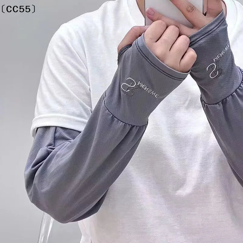 Women's UV Protection Arm Sleeves – Cooling Sun Cover UV Arm Sleeves Qst