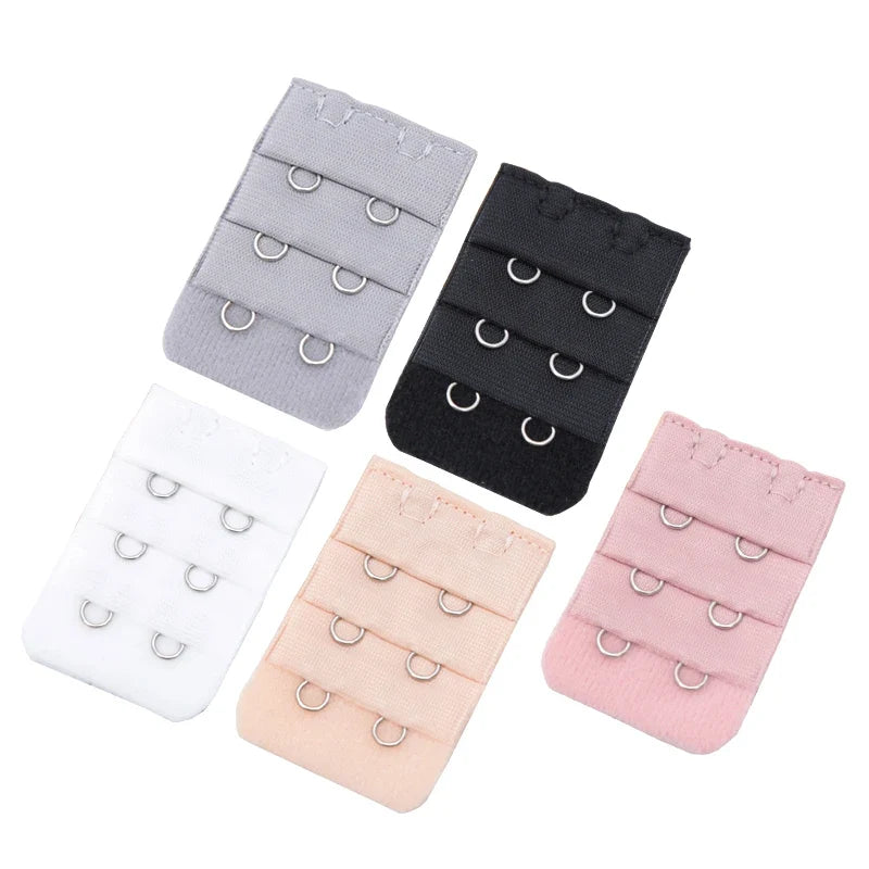 Women's Bra Extender 2 Hook 3 Row Strap Extension – 8 Colors Bra Extender Qme MULTI one size
