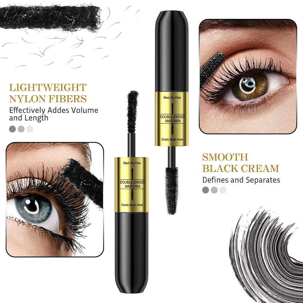 QIC Silk Fiber Waterproof Mascara – Lengthening & Volumizing Silk Fiber Mascara Qme