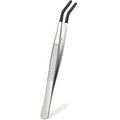 Reptile Feeding Tongs Rubber Tips – Flat & Curved 2-Pack Reptile Feeding Tongs Qme Curved
