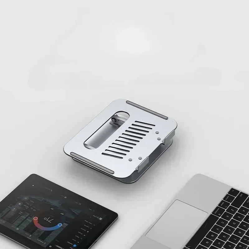 Aluminum Laptop Stand with Phone & Tablet Holder Laptop & Device Stand Qme
