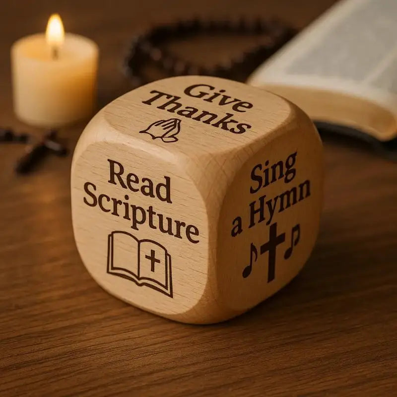 Wooden Decision Dice for Quilting, Sewing & Book Lovers Novelty Craft Dice Qme StyleE