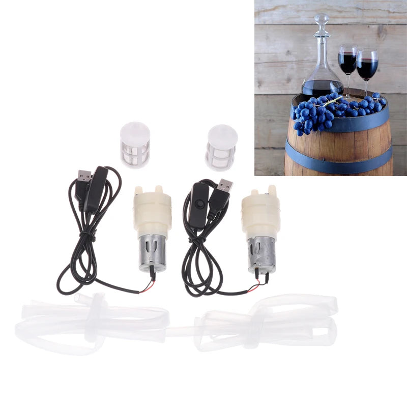USB Electric Wine Pump – Silicone Tube Auto Wine Extractor Wine Pump Extractor Qst