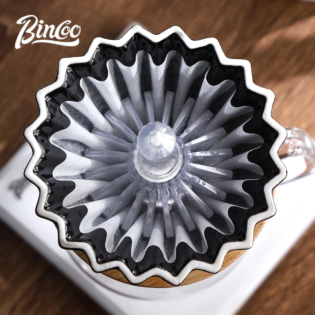 Bincoo Pour Over Coffee Filter Press Tool – Cone Shape Fit Coffee Filter Tool Qst