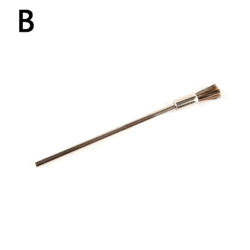 Steel Wire Wheel Brush Set | Rotary Polishing & Cleaning Tool Rotary Wire Brush Set Qme