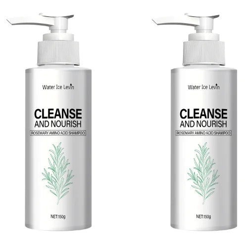 Rosemary & Ginger Root Amino Acid Shampoo | Soft Shiny Hair Botanical Hair Shampoo Qme Smoothing & Straightening