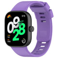 Silicone Band for Redmi Watch 4 – Soft Replacement Strap Smartwatch Band Qme Purple for Xiaomi Mi Band 8