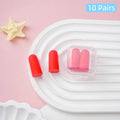 Soft Foam Earplugs 38dB Noise Reduction – 10 Pairs & Cases