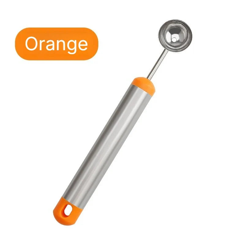 Stainless Steel Fruit Scoop & Ice Cream Baller | 3 Colors Fruit Scoop & Baller Qme