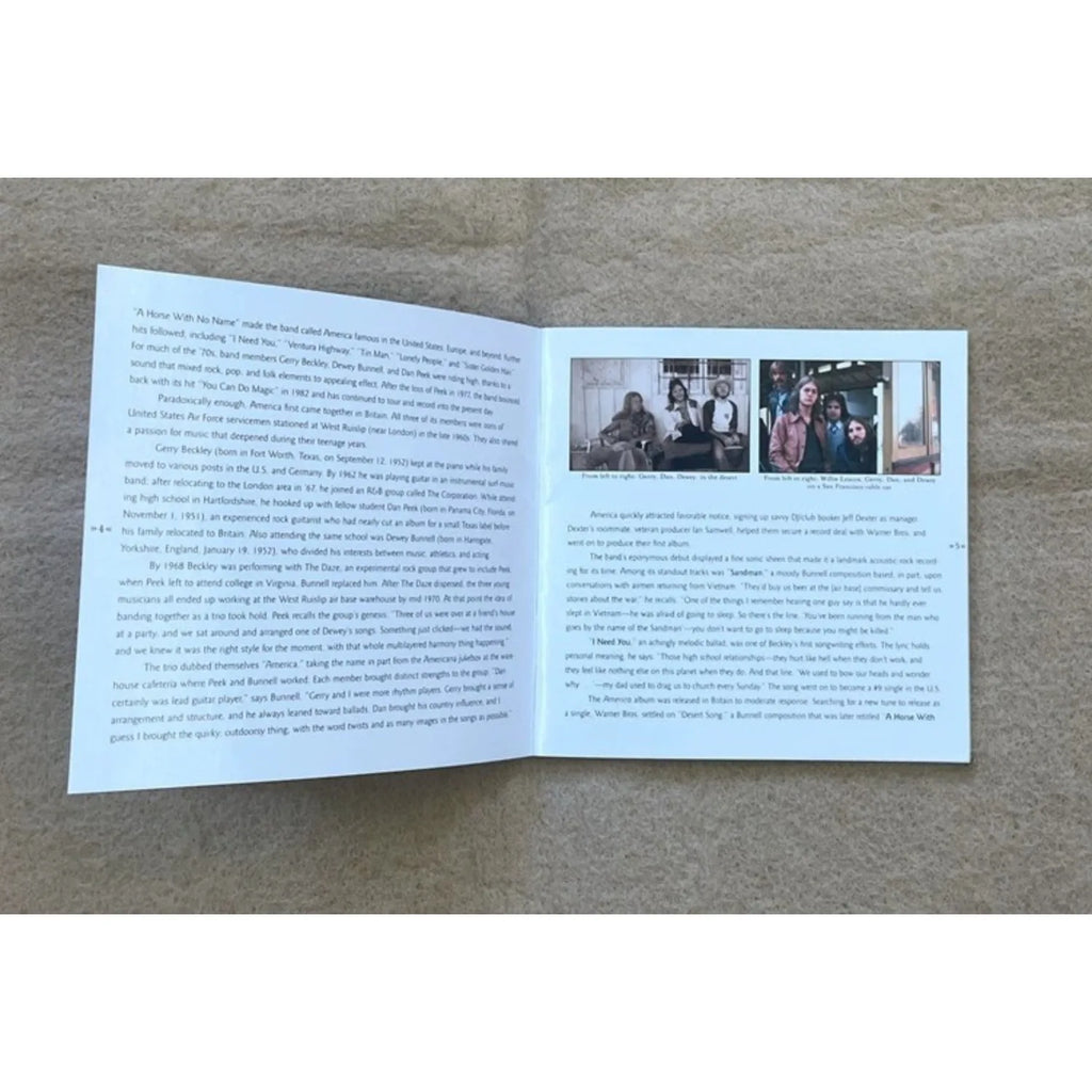 America Greatest Hits CD – A Horse With No Name & More Music CD Qme