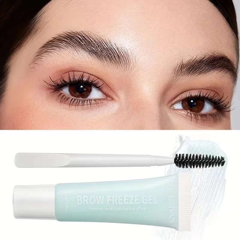 Strong Hold Waterproof Eyebrow Gel with Brush – Qme Eyebrow Gel Qme