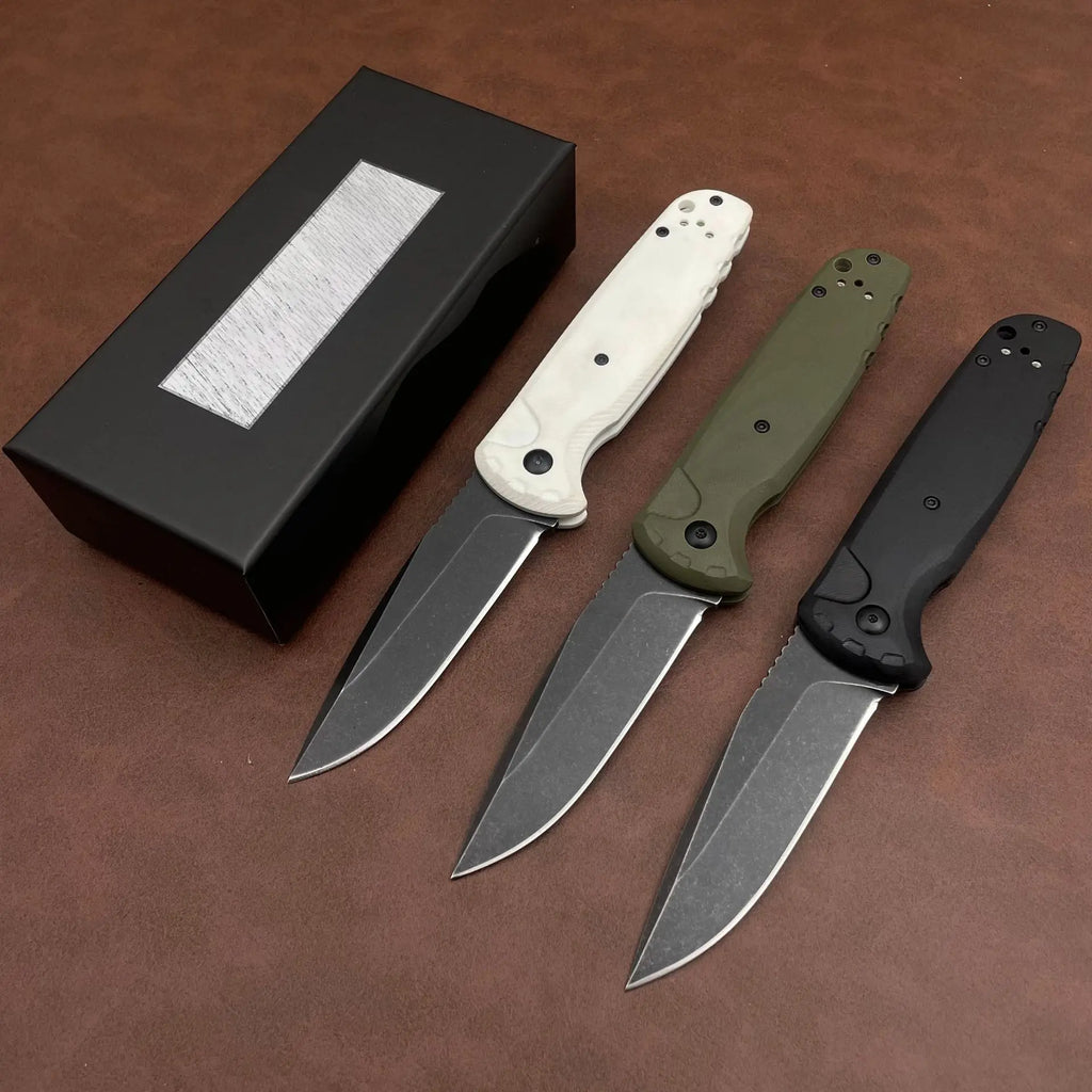 4300 Pocket Knife 3.18" 154CM Blade & Black G10 Handle Pocket Knife Qst