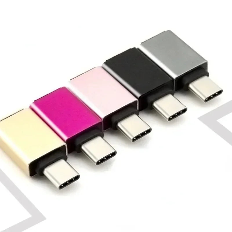 OTG USB-C to USB 3.0 Adapter – Charge & Data Converter USB-C OTG Adapter Qme