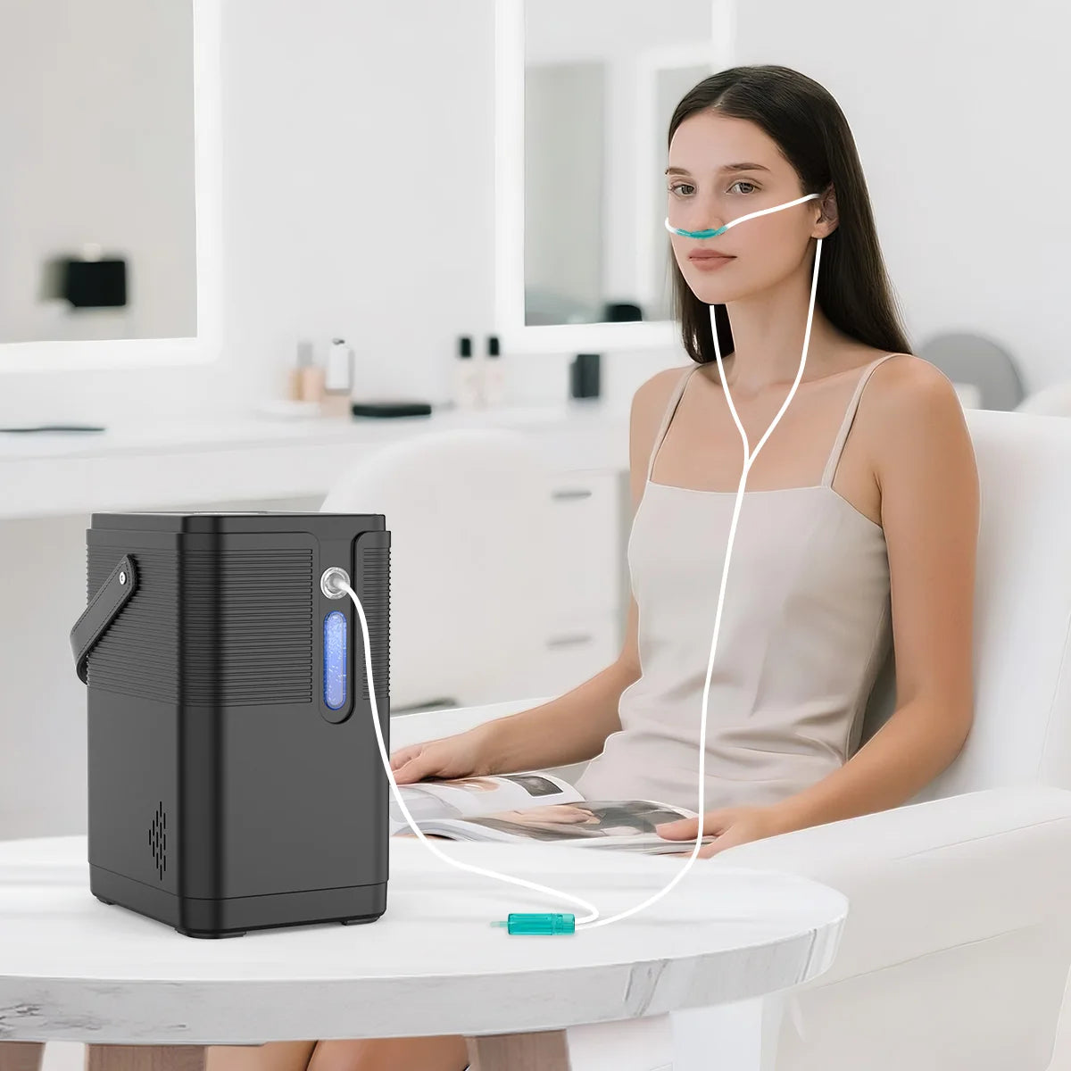 Suyzeko H2 200ml Hydrogen Inhalation Machine | Home Wellness Hydrogen Inhalation Machine Qst
