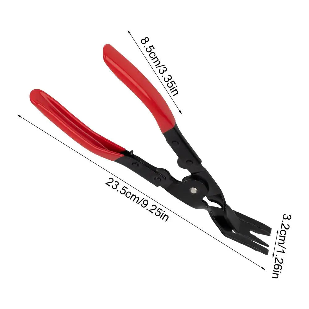 Car Trim Clip Removal Pliers | Ergonomic Fastener Tool Trim Removal Pliers Qme red