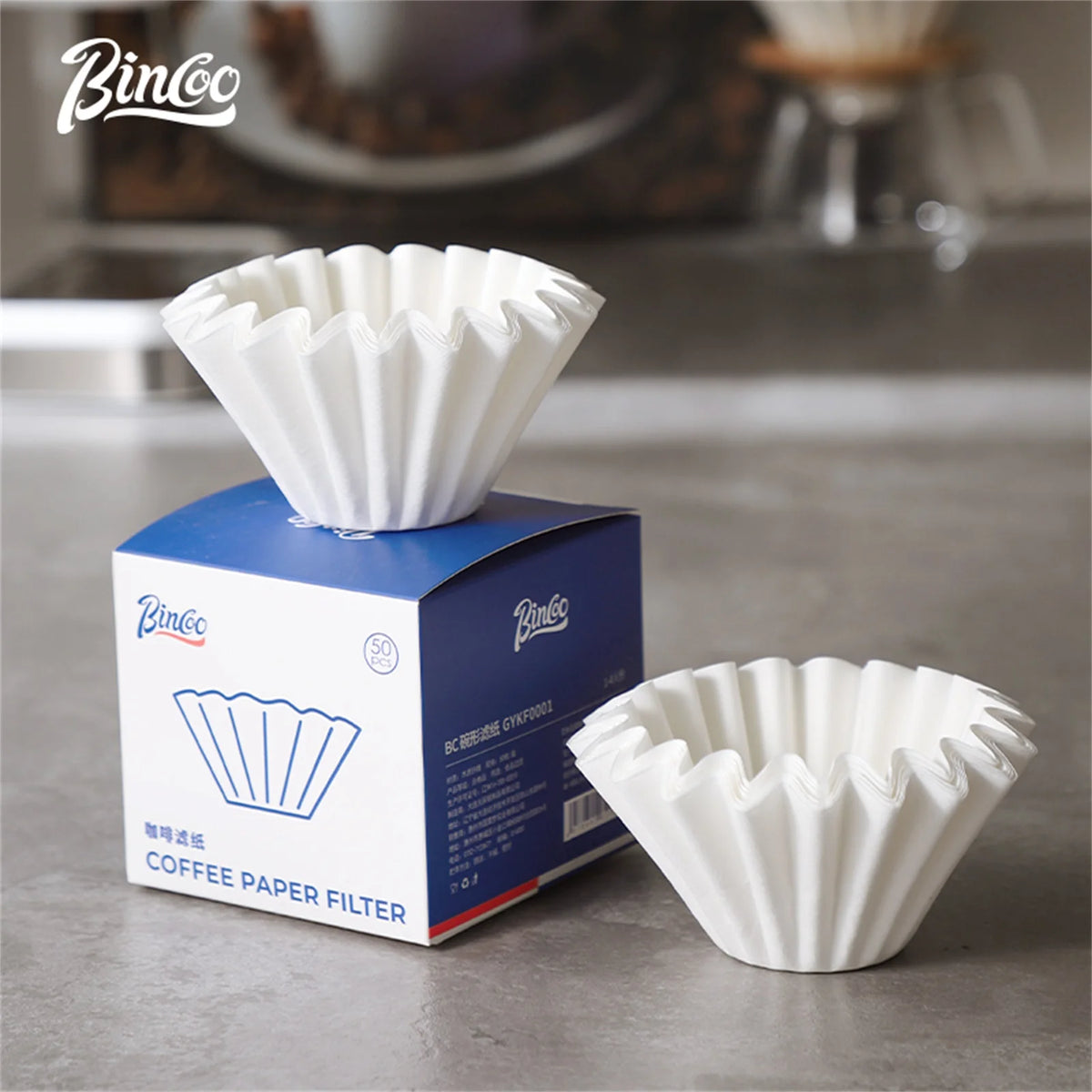 Bincoo Coffee Filter Papers – Round, Cake, Ear & Bowl Shapes Coffee Filter Papers Qst