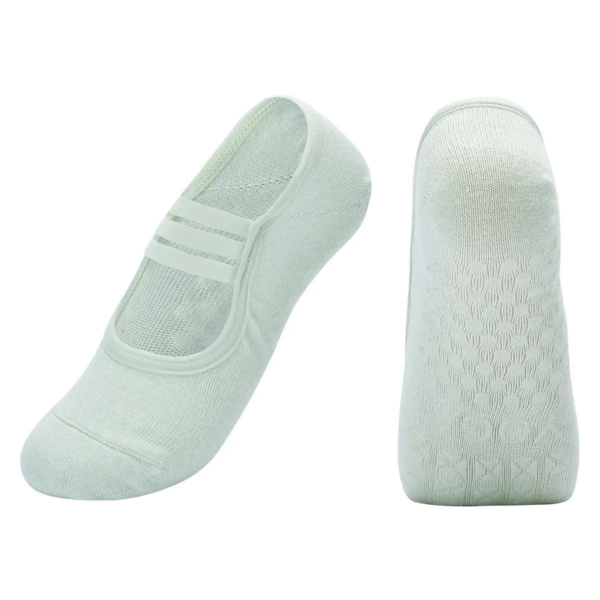 Non-Slip Silicone Yoga & Pilates Grip Socks for Women Yoga Grip Socks Qme j One Size